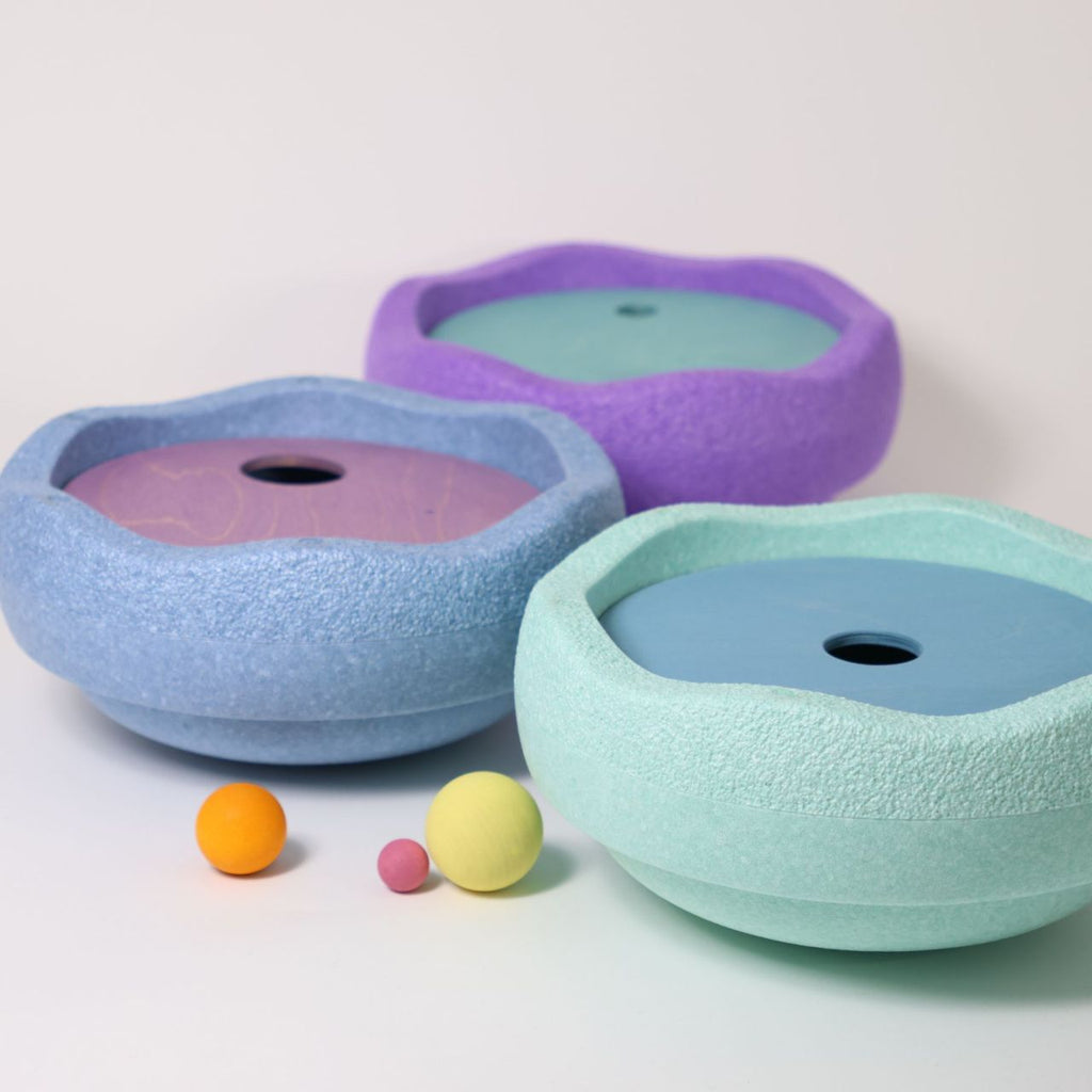 Grimms x Stapelstein - Rolling Discs | Cool Pastel