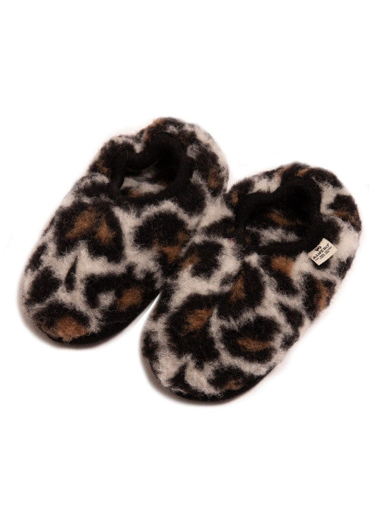 Alwero Cloudlet Junior ulltøfler, Leopard