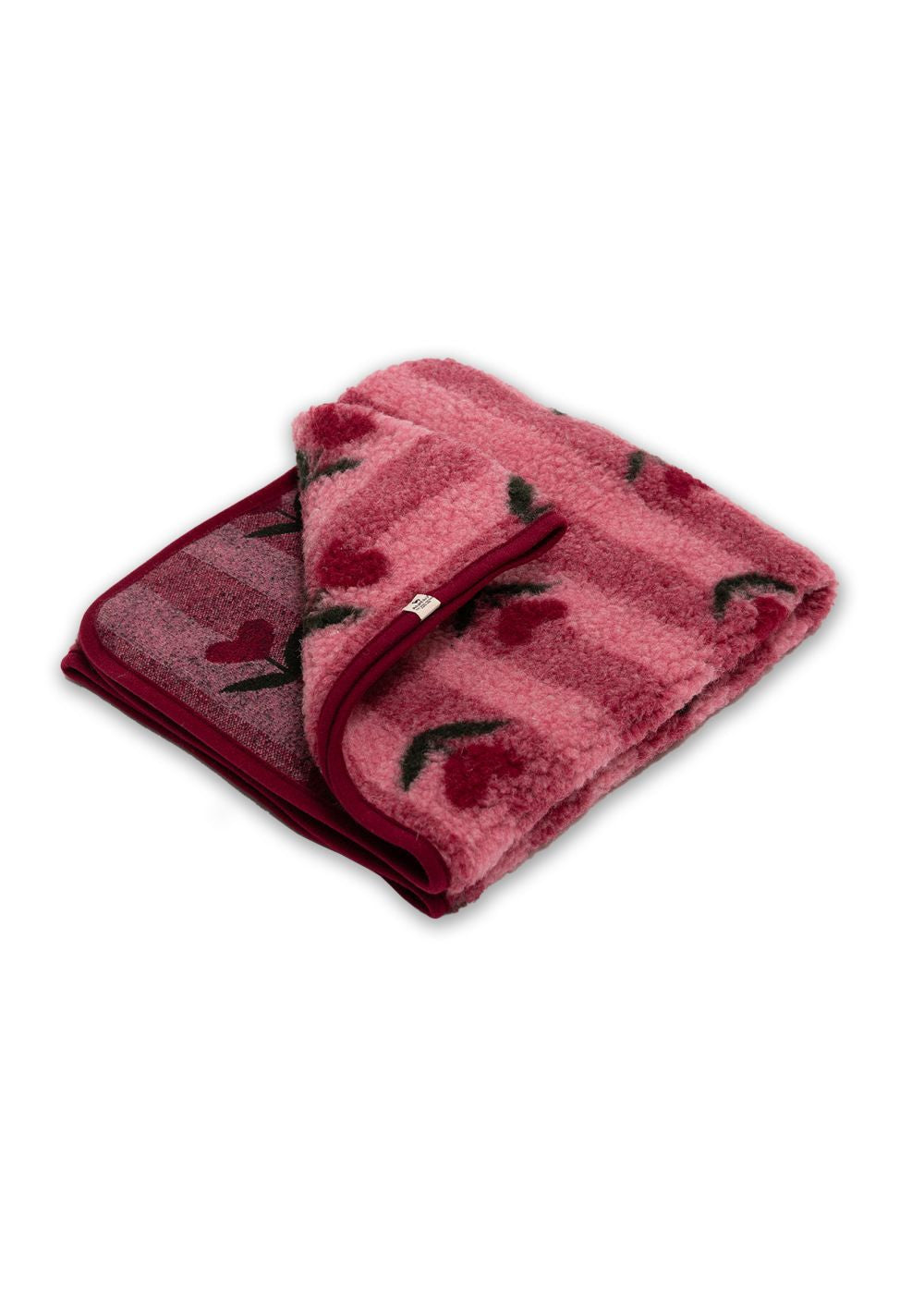 Alwero pledd i tovet ull, Cherry Pattern