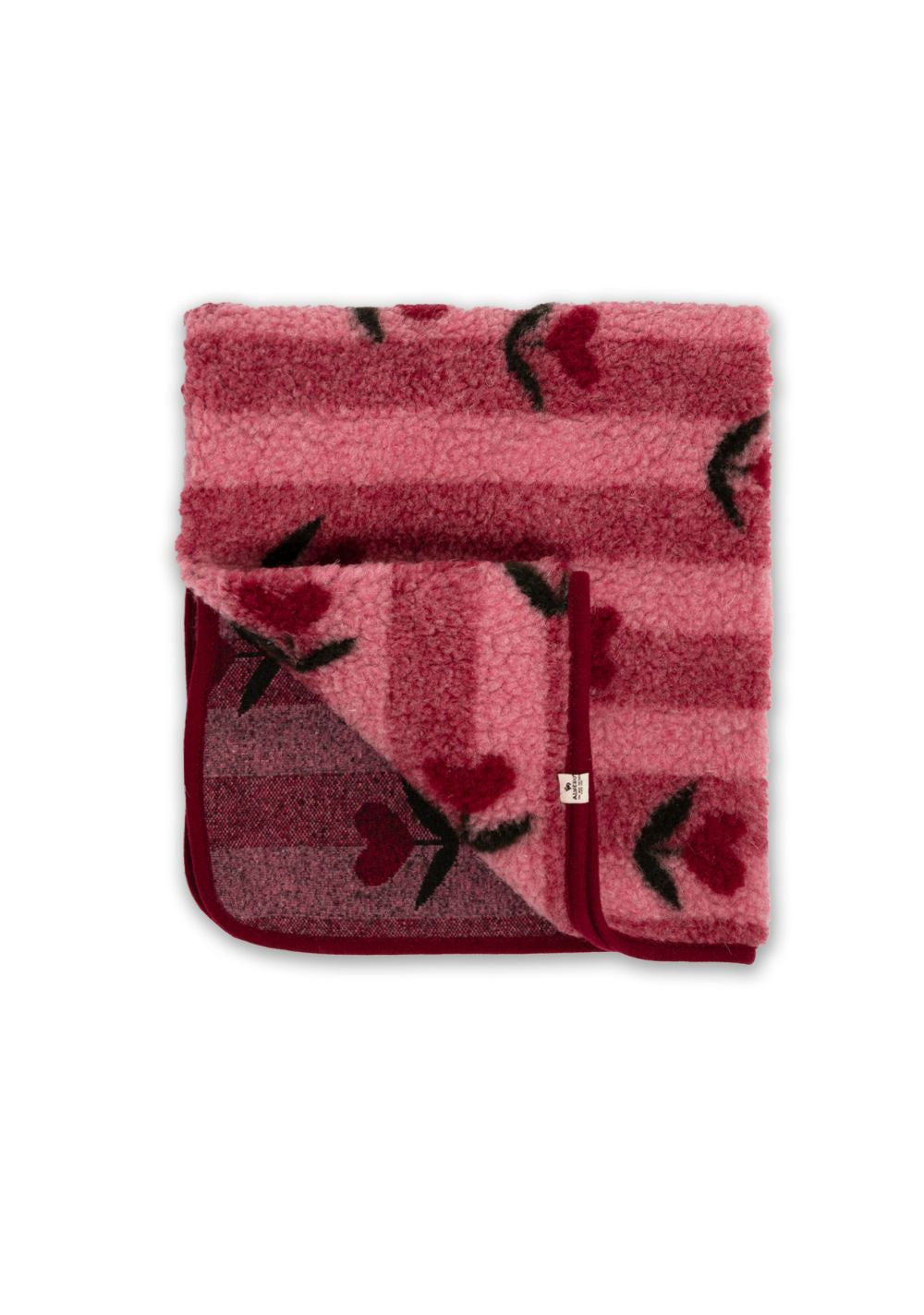 Alwero pledd i tovet ull, Cherry Pattern