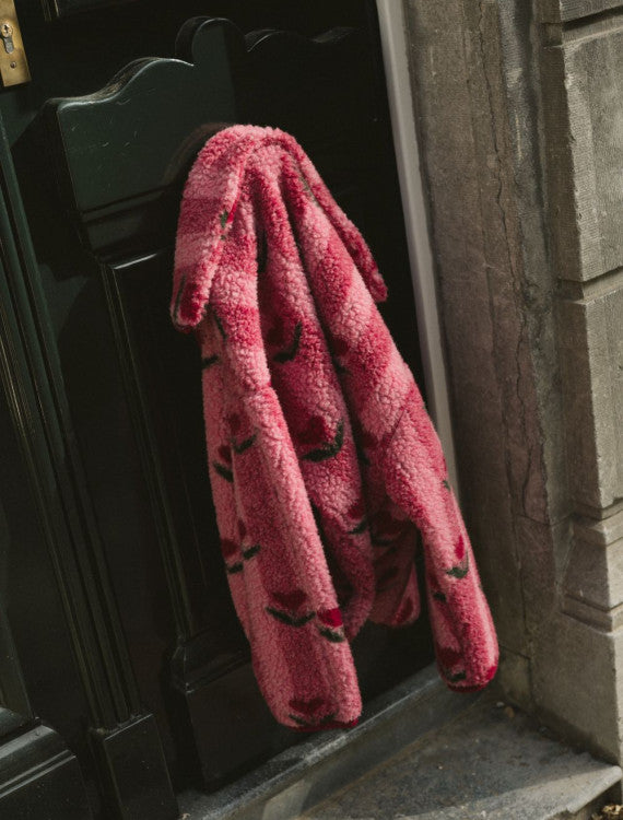 Alwero Belins ulljakke - ultra light, cherry pattern