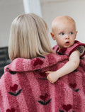 Alwero Belins ulljakke - ultra light, cherry pattern