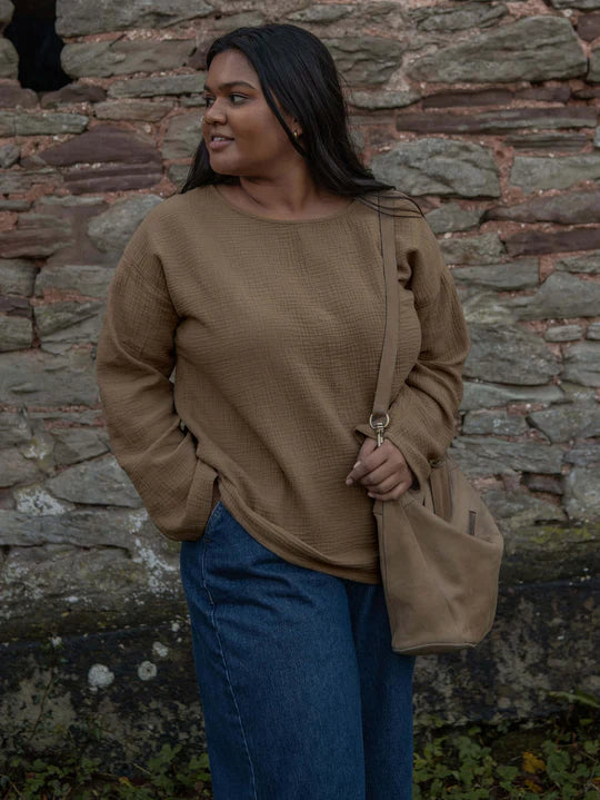 The Button Back Top - Women's - Seaweed