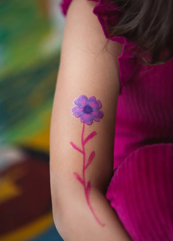 Butterfly - ansiktsmaling m/ tatovering