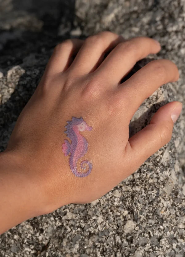 Mermaid - ansiktsmaling m/ tatovering