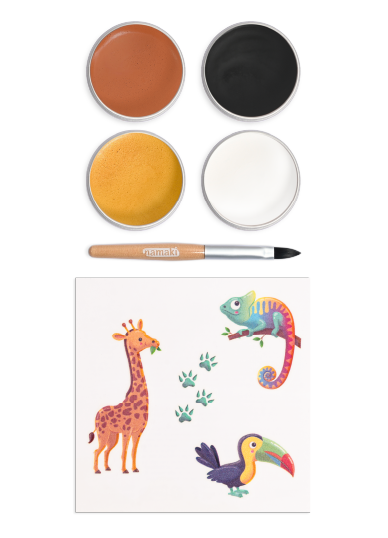 Wildlife - ansiktsmaling m/ tatovering