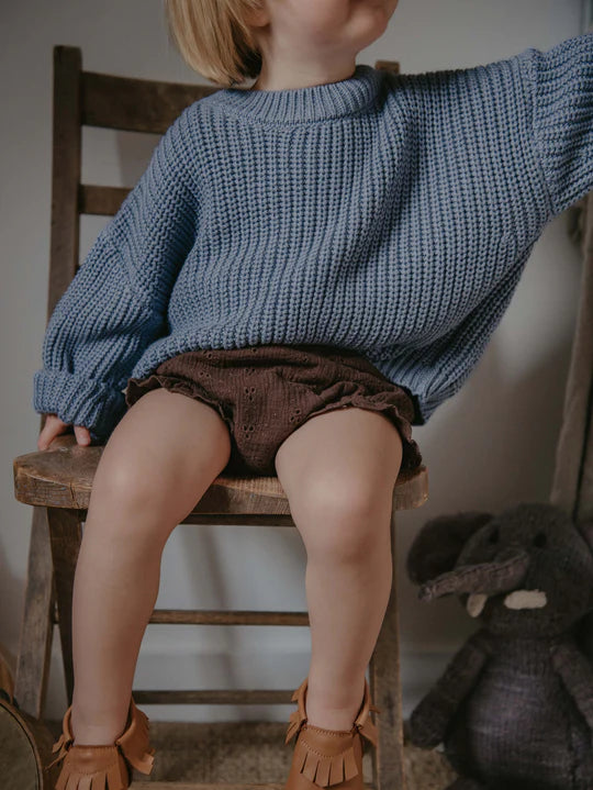 The Chunky Sweater - Cornflower Blue