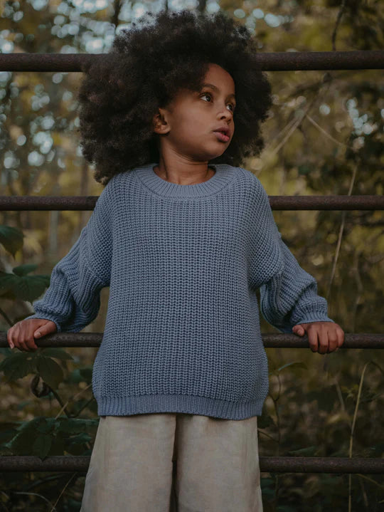 The Chunky Sweater - Cornflower Blue