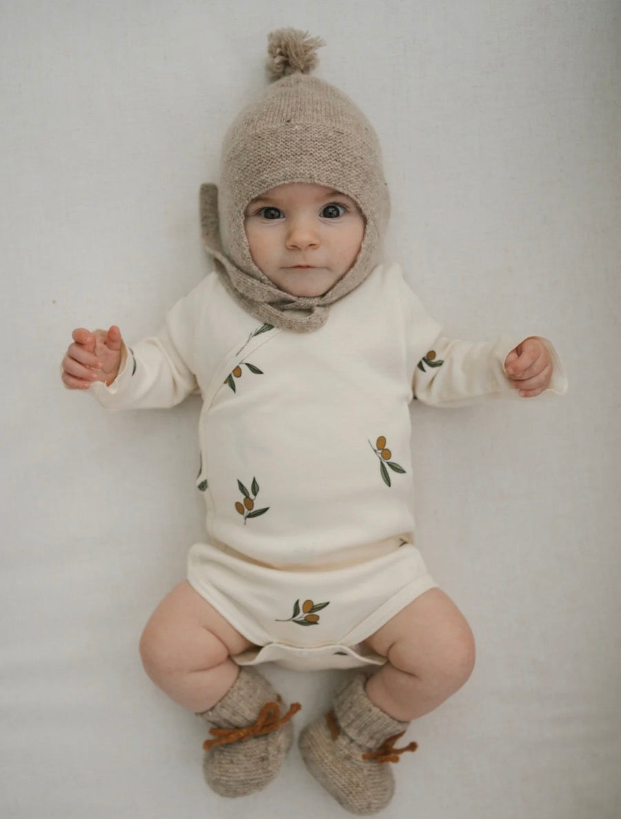 OLIVE GARDEN WRAP BODYSUIT