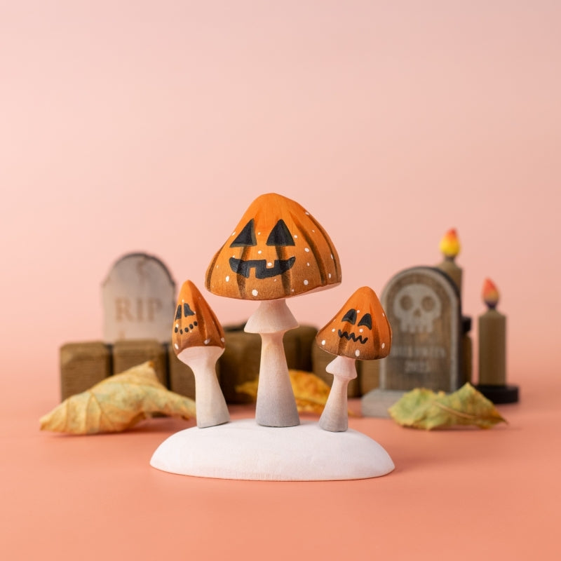 Pumpkin Mushrooms set