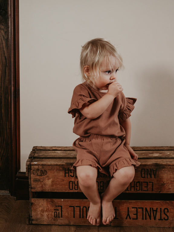 The Frill Linen Top – (kun 2-3 år igjen på lager)