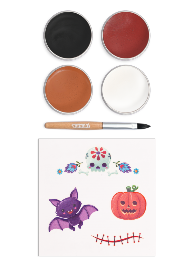 Halloween - ansiktsmaling m/ tatovering