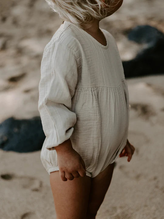 The Meadow Romper - Ecru