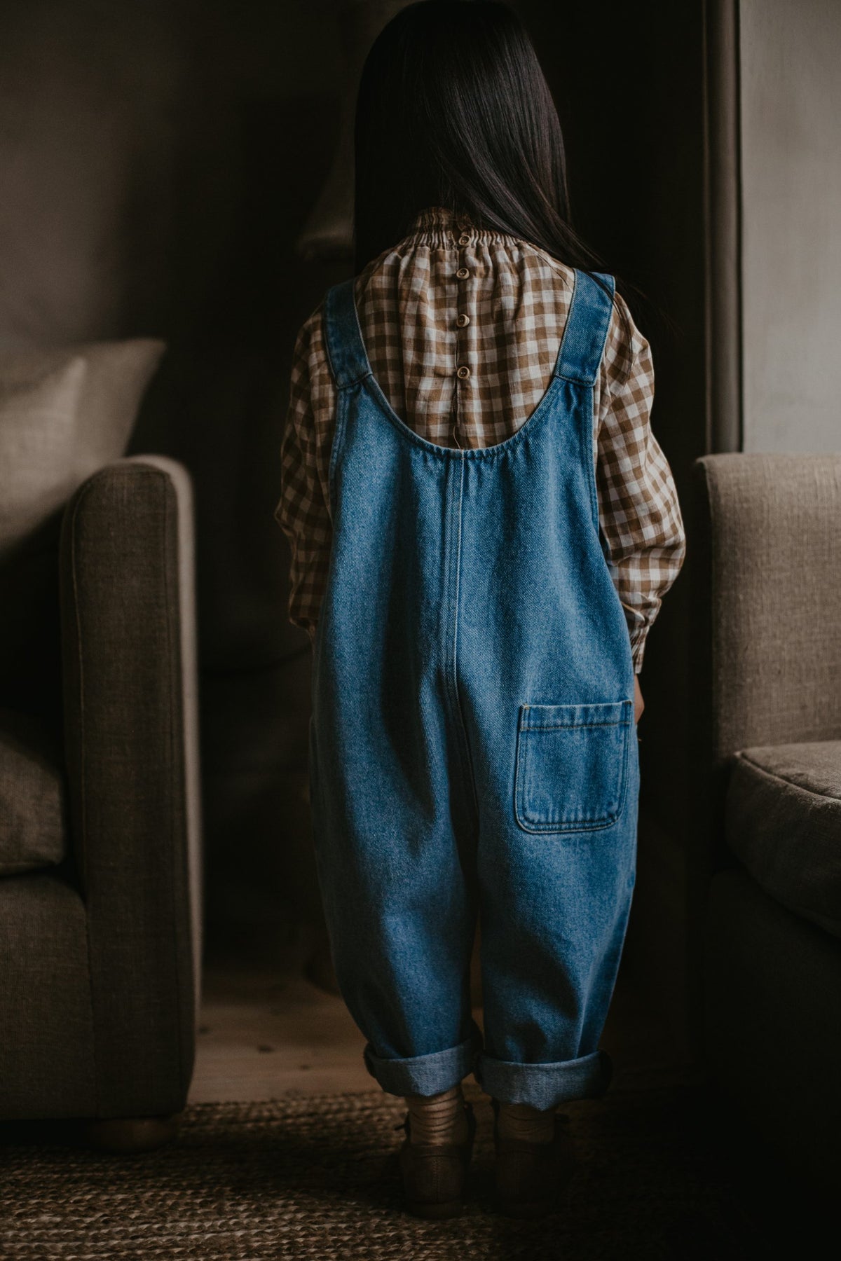 The Oversized Denim Dungaree