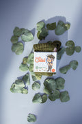 Granny Teddy Footed Cotton Tights - Olive
