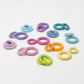 Ringer 24 stk - Pastell