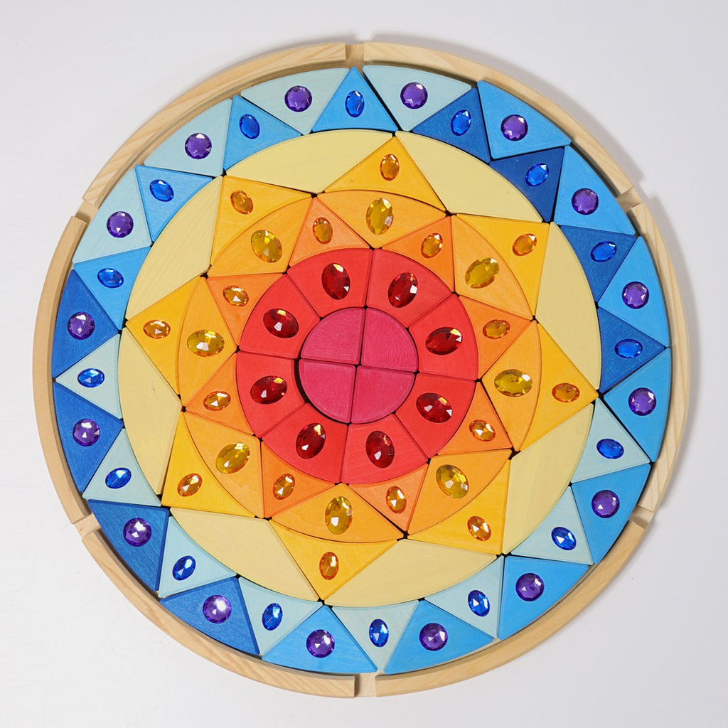 Glitrende Mandala - Sol