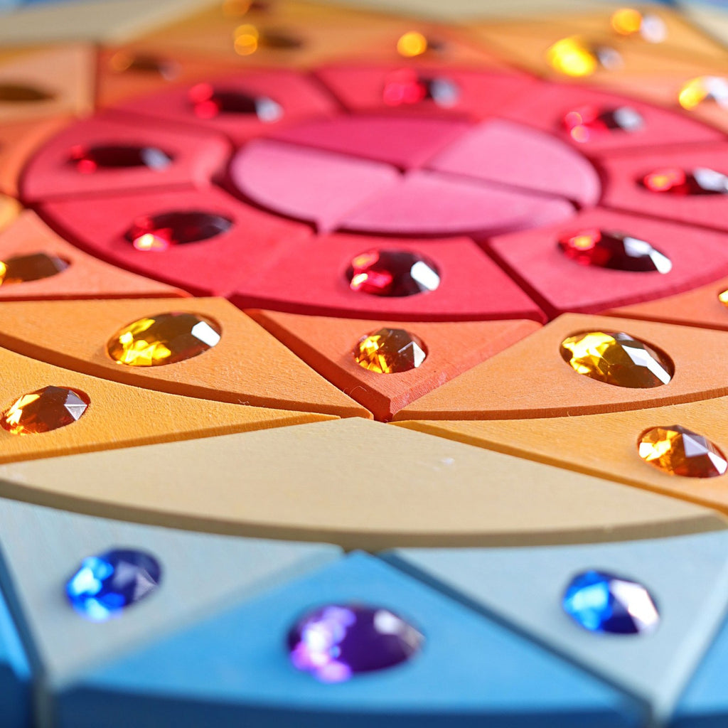 Glitrende Mandala - Sol