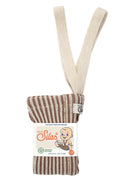 Footless Cotton Tights - Granola x Cream Striped