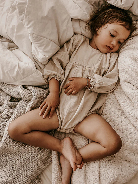 The Meadow Romper - Ecru