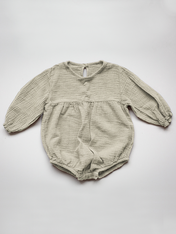The Meadow Romper - Ecru