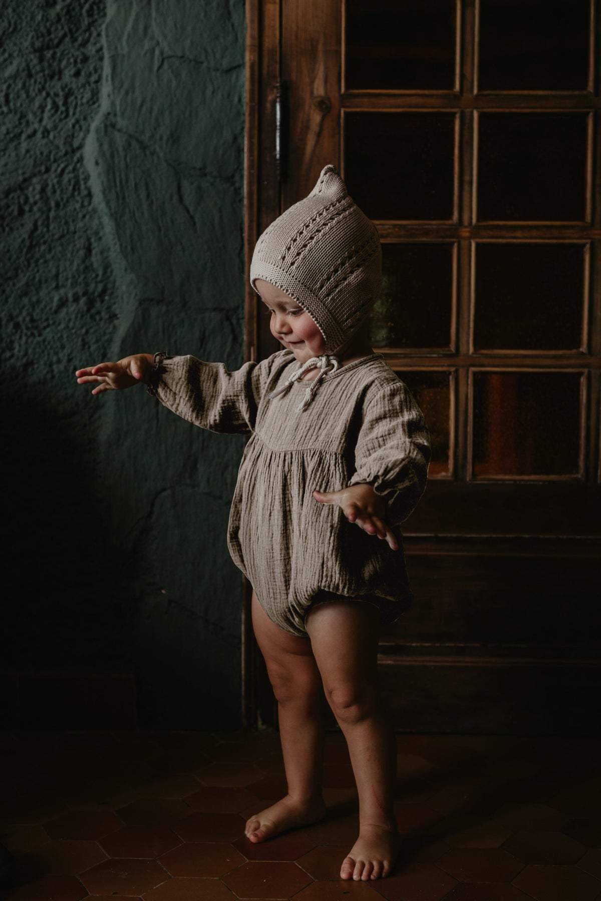 The Meadow Romper - Ecru
