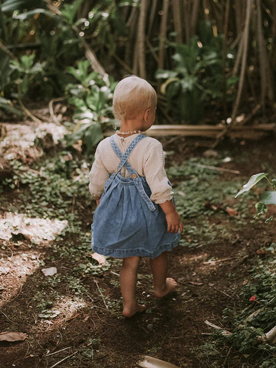 The Meadow Romper - Ecru