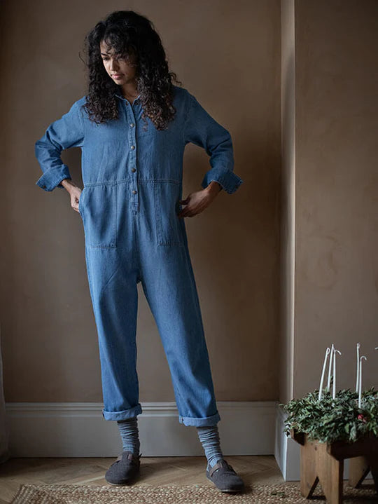 The Denim Boiler Suit - Women's