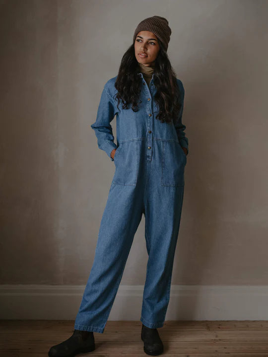 The Denim Boiler Suit - Women's