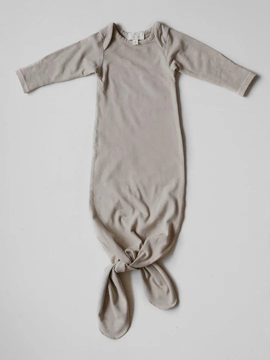 The Plant Dyed Sleep Gown - Almond