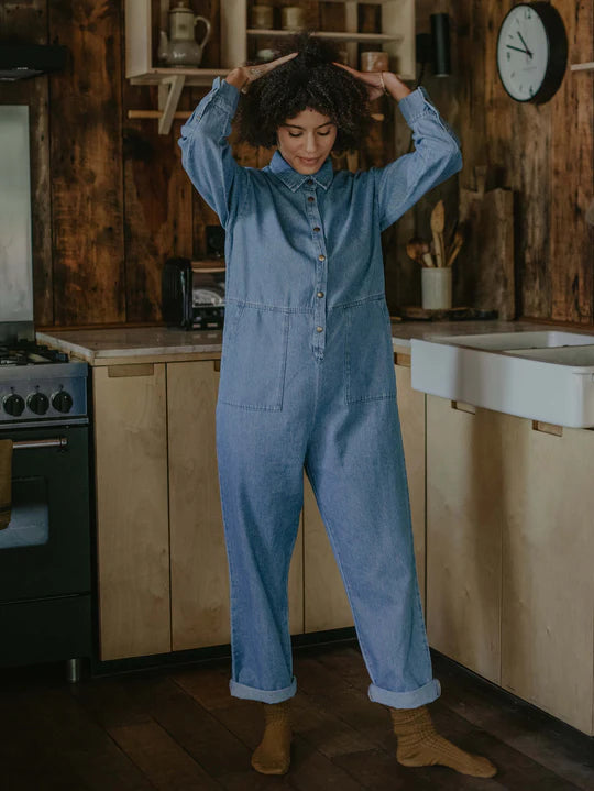 The Denim Boiler Suit - Women's