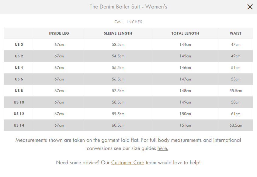 The Denim Boiler Suit - Women's