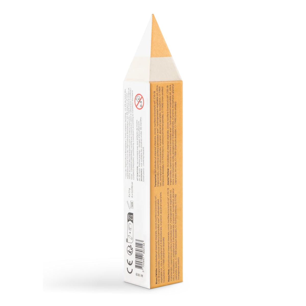 Slim Pencils - Yellow/Pink/Turquoise/White