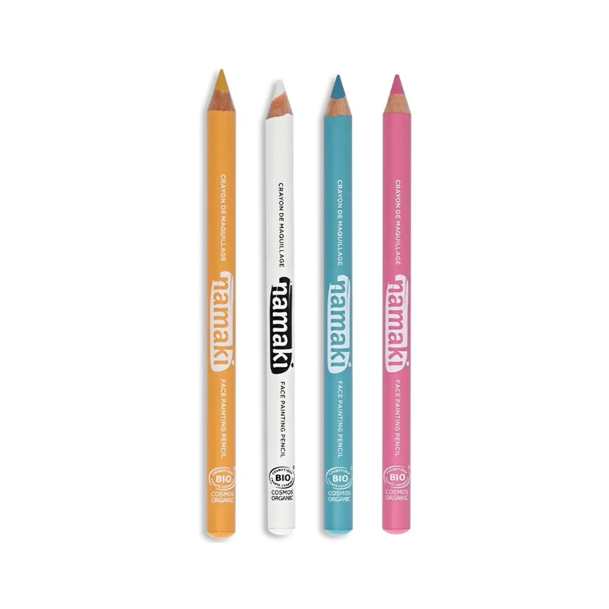 Slim Pencils - Yellow/Pink/Turquoise/White