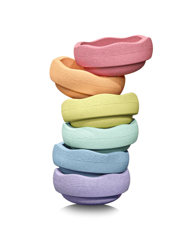 Stapelstein – Original Mini | 6 stk - Pastel