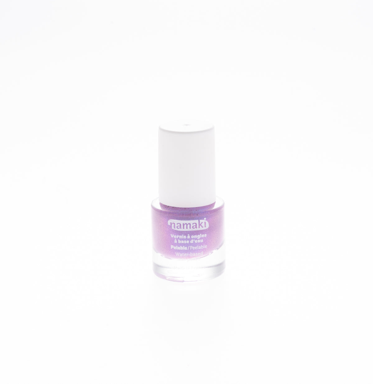 Vannbasert neglelakk - Violet Glitter