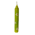Grønt lys med blomster