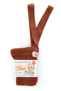 Footless Cotton Tights - Cinnamon