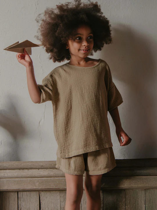 The Muslin Short - Sand