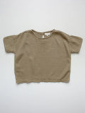 The Muslin Top - Sand