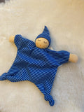 Nanchen knytedukke - blå