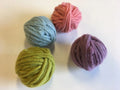 Plant-dyed naturlig ullgarn - Pastell