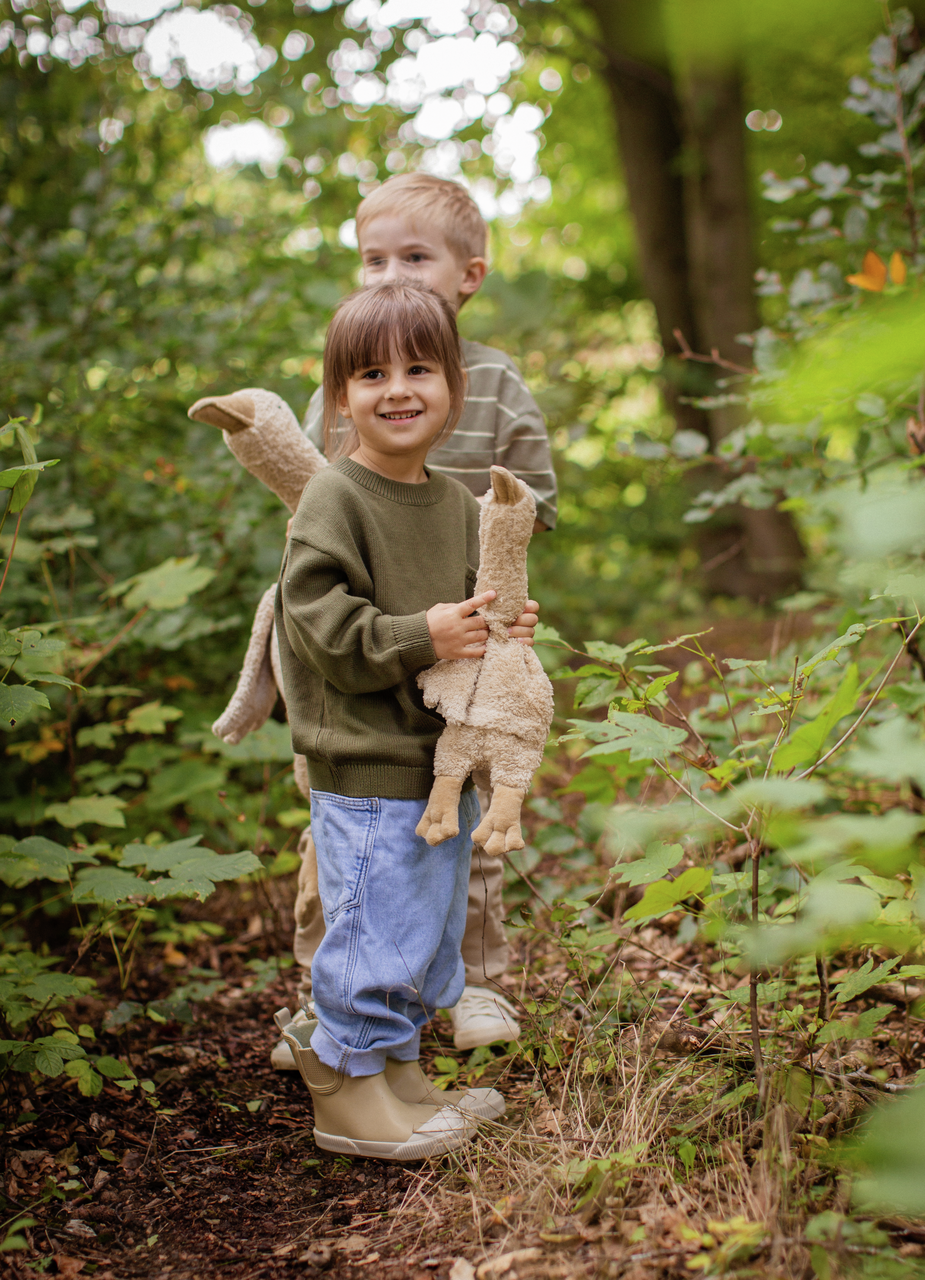 Senger Naturwelt | Cuddly gås, liten - Linen