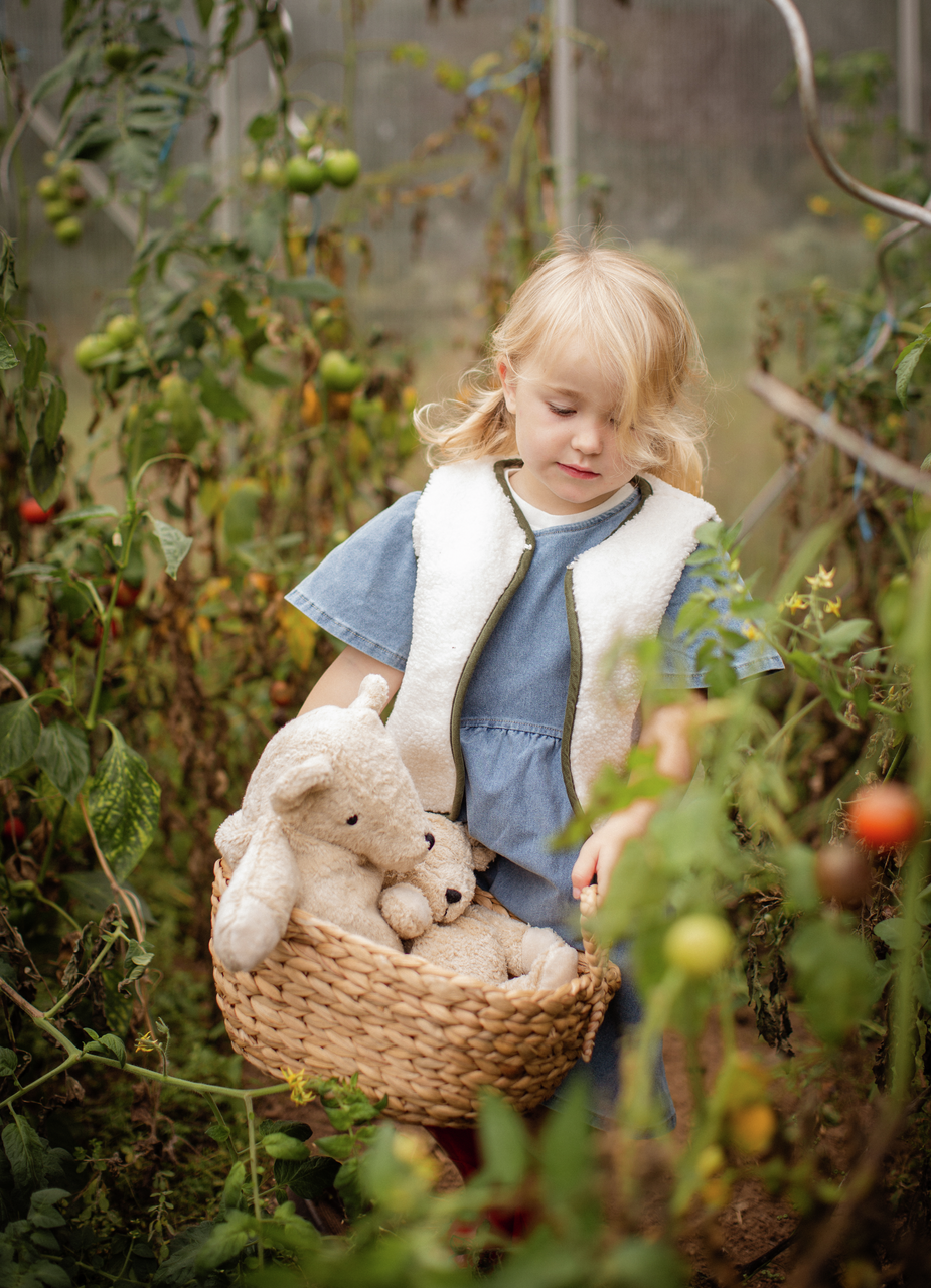 Senger Naturwelt | Cuddly bjørn, stor - Linen