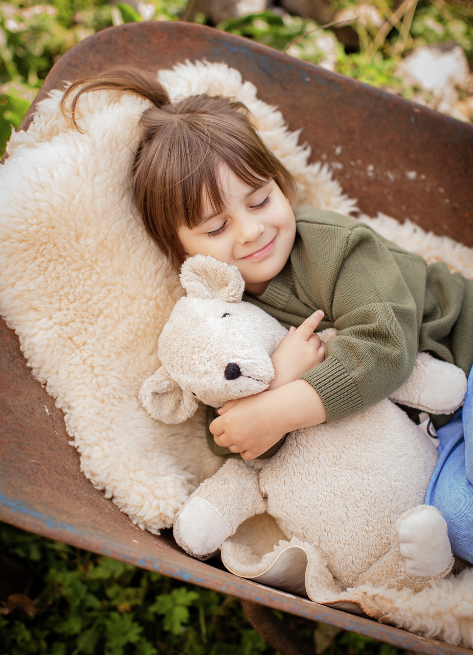 Senger Naturwelt | Cuddly bjørn, stor - Linen