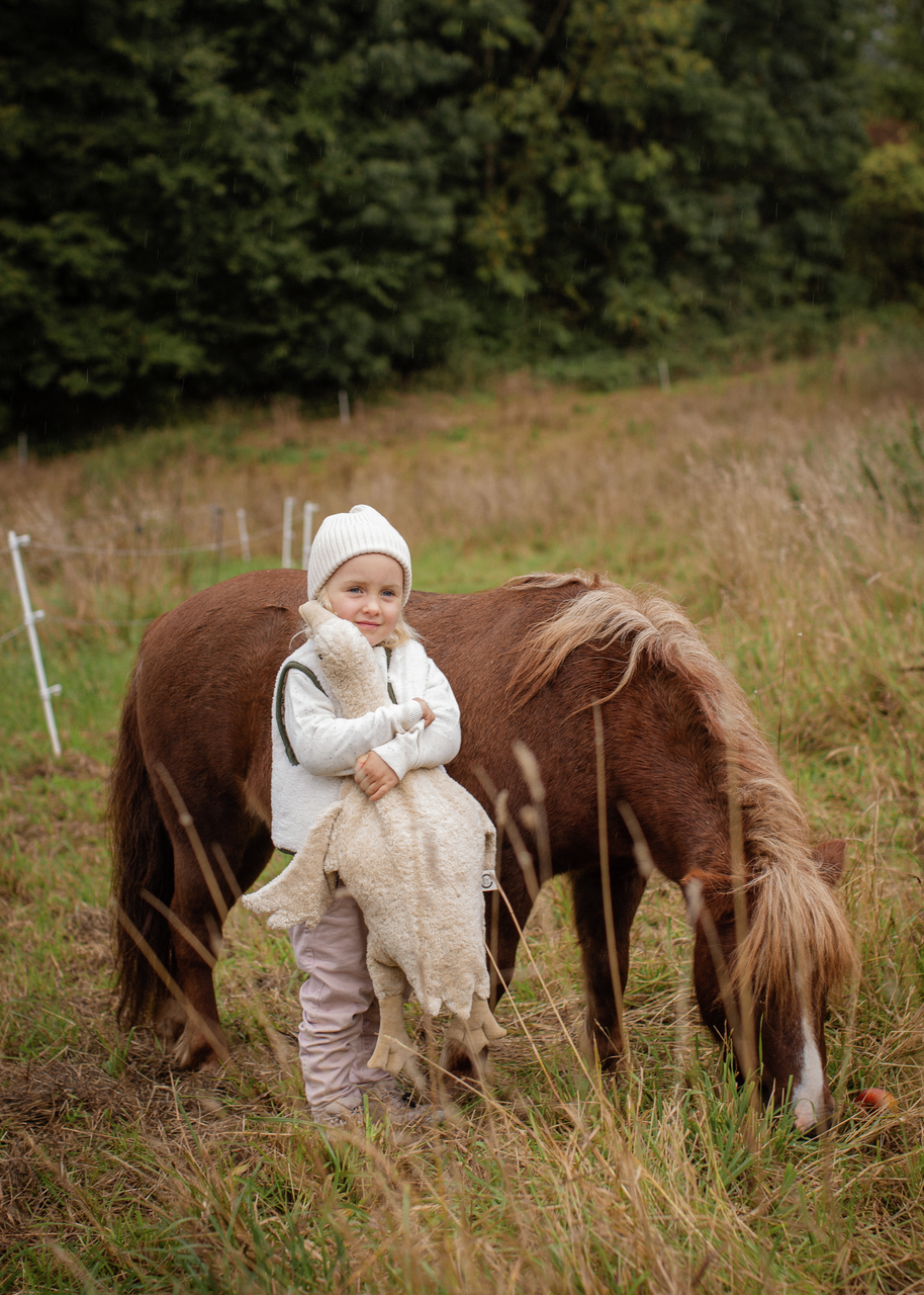 Senger Naturwelt | Cuddly gås, stor - Linen