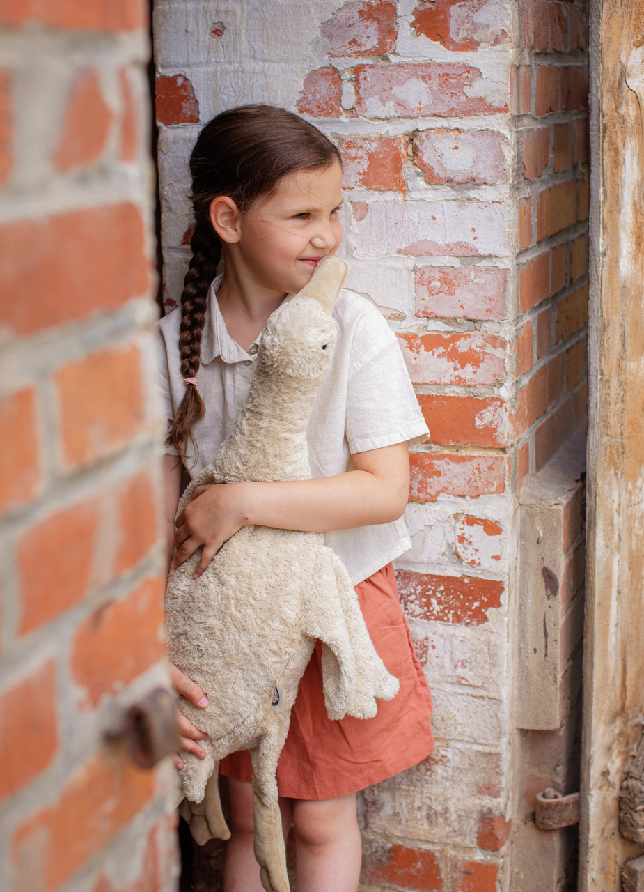 Senger Naturwelt | Cuddly gås, stor - Linen