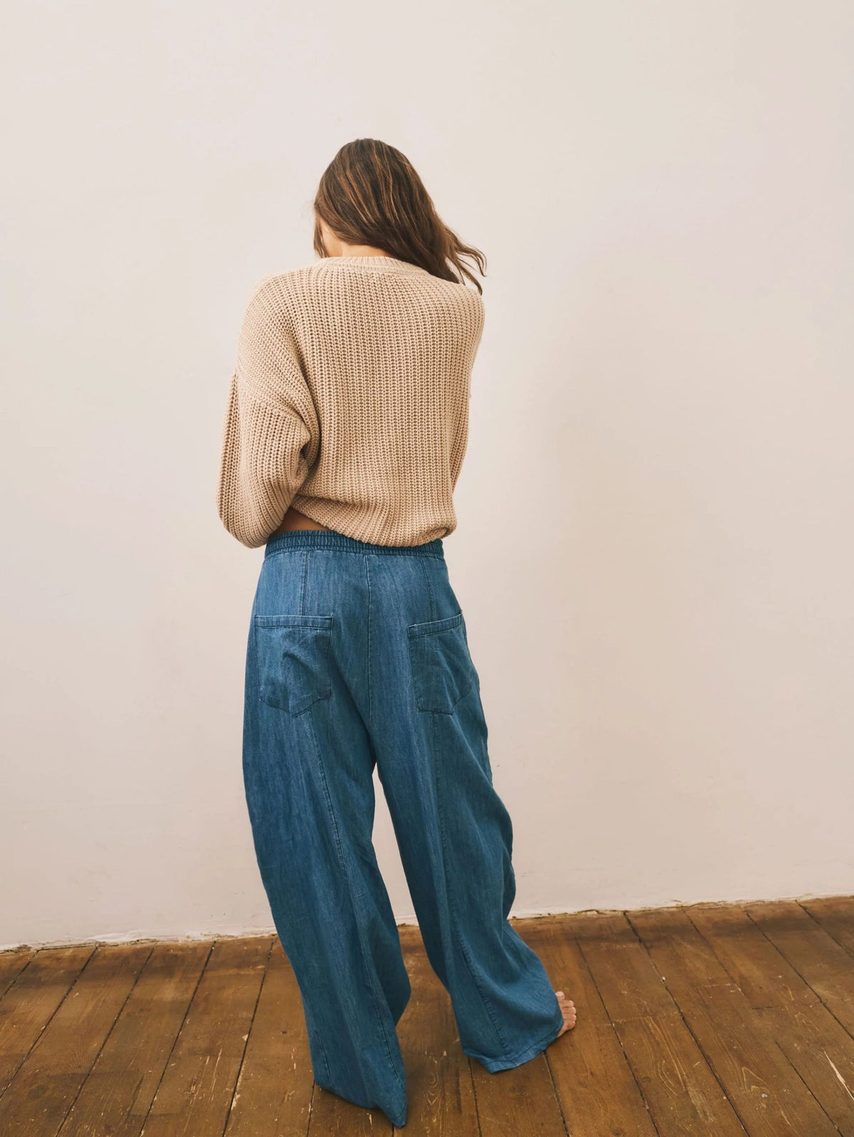 The Chambray Denim Trouser