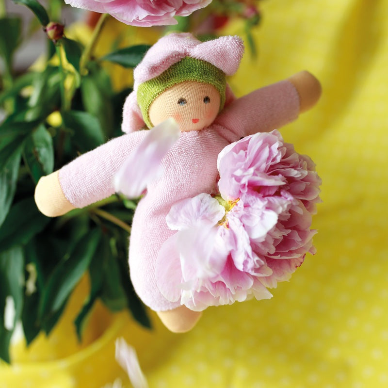Blomsterfe-rangle rosa - 18cm