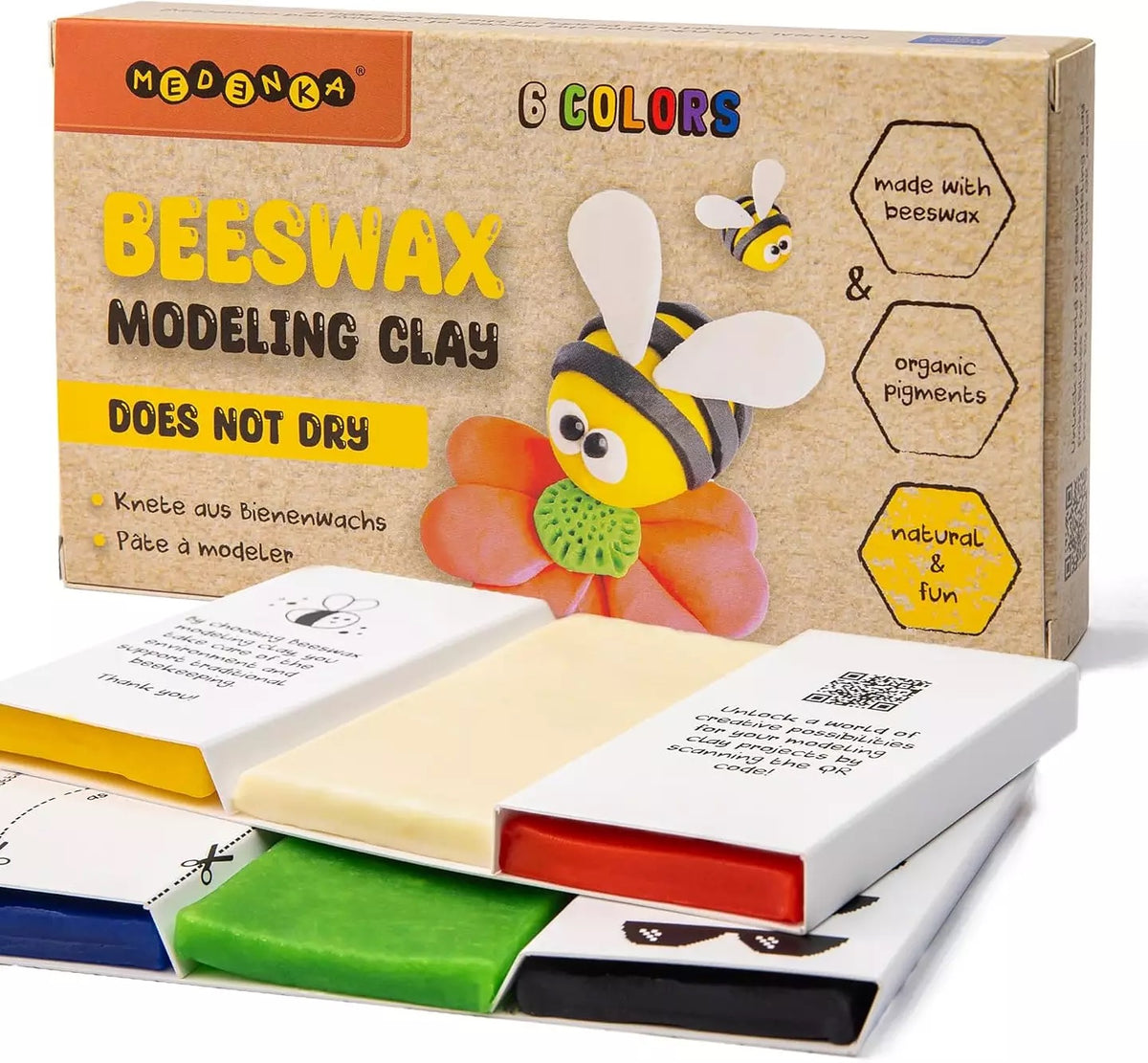 Bivoks modellering - 6 farger